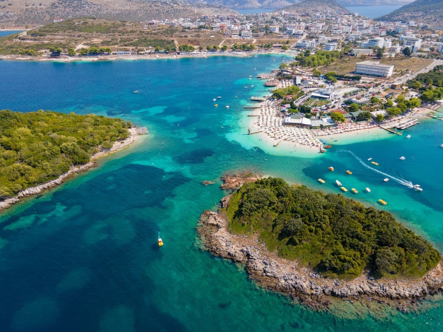 Îles de Ksamil et ruines de Butrint